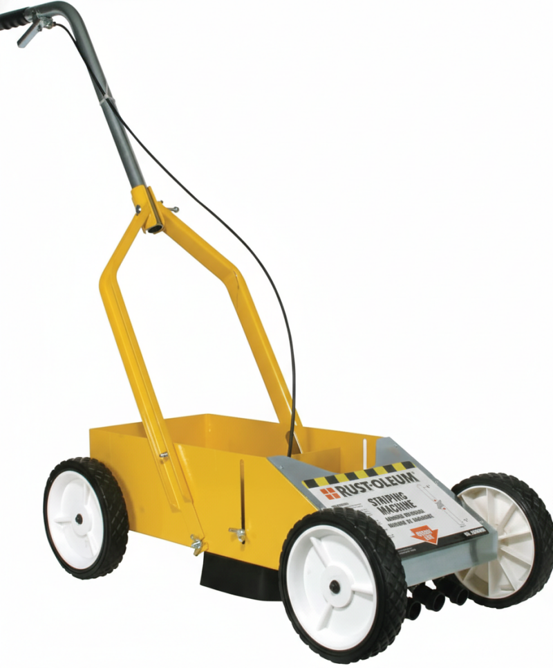 Rust-Oleum 2395000 High-Performance Striping Machine 9x27.5 inches yellow for precise athletic field line marking