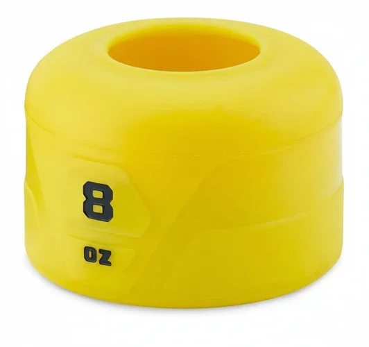  SKLZ Hitter's Handle Weighted Swing Knob attached to bat knob end developing grip strength and wrist mechanics through a handle-heavy resistance profile unique in the warm-up weight category.