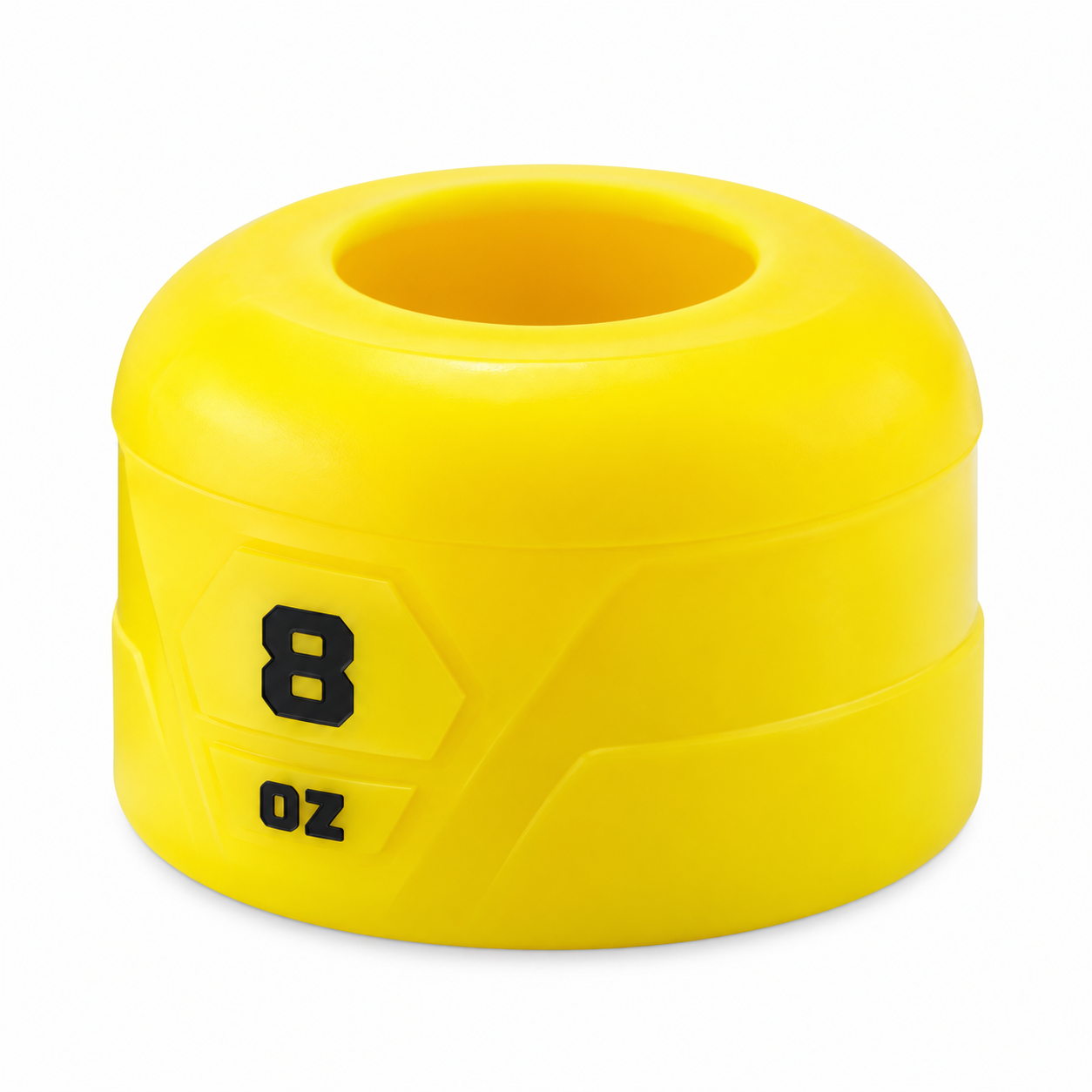Weighted swing knob by SKLZ, the Hitter's Handle in yellow.