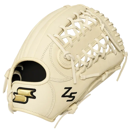 SSK Z5 Craftsman Outfield Baseball Glove displayed showing its Craftsman-grade independent brand leather construction and deep outfield pocket design for competitive players.