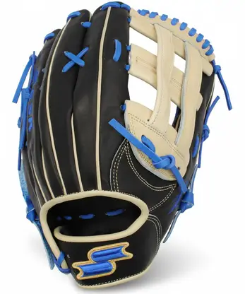 SSK ZSLOW Slowpitch Softball Glove displayed showing its standard smooth leather construction and independent brand quality for competitive slowpitch infielders.