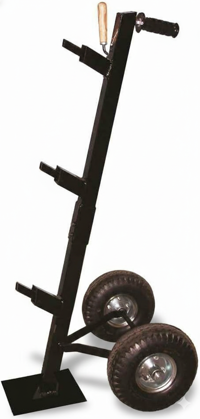 Professional base cart for storing and moving baseball and softball bases efficiently.