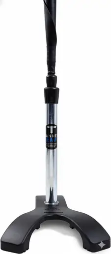 Tanner Heavy Batting Tee displayed showing its heavy rubber base and flexible premium rubber stem construction.