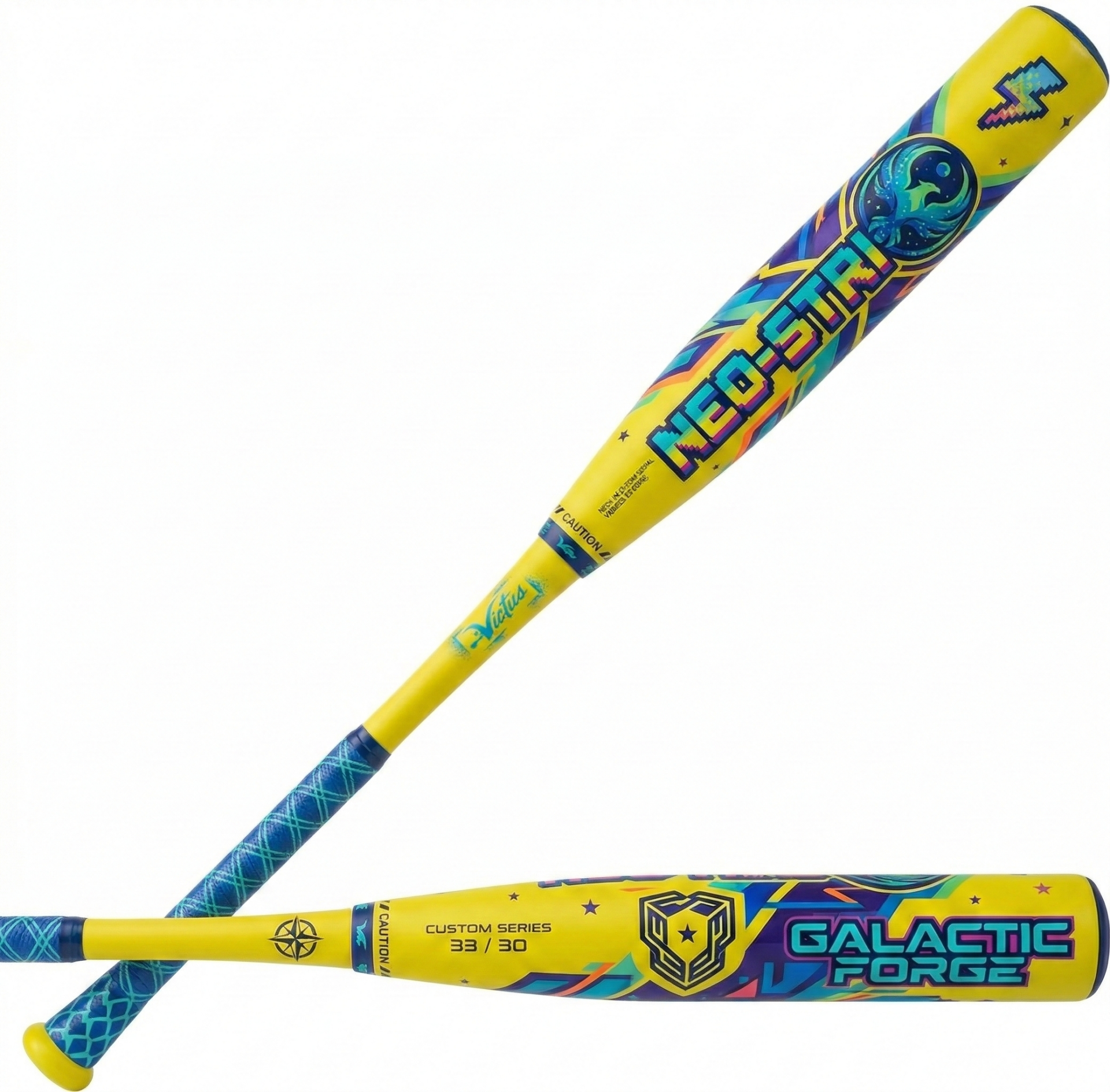Victus Nova Lit USSSA composite baseball bat designed for travel ball players seeking balanced swing weight and strong barrel performance.