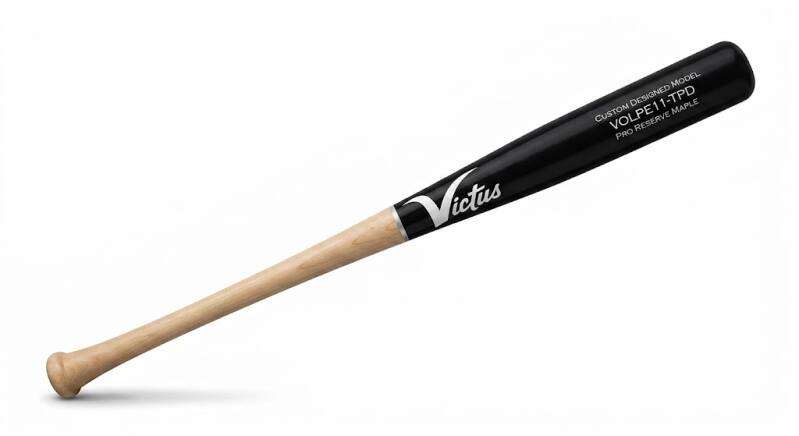 Victus TOP Torpedo PRO Reserve wood bat shown upright displaying its torpedo barrel profile.