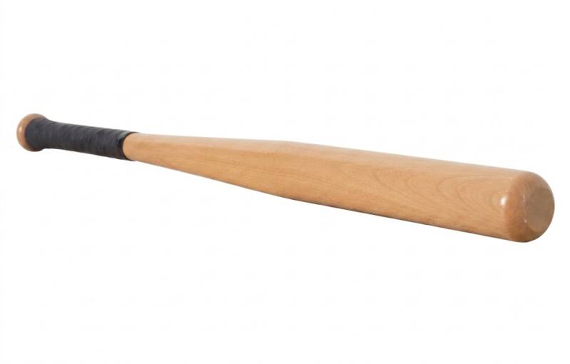 Vliuxn Wooden Youth Baseball Bat for Baseball Training in natural wood with a black taped handle, sized for younger players.