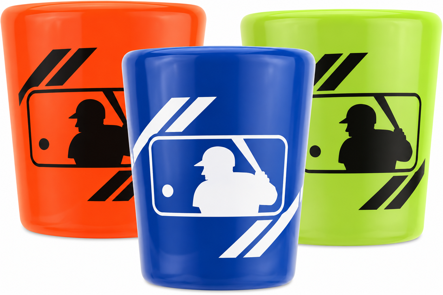 Bat weight sleeve set in 9, 12, and 16 oz with MLB batter logos.