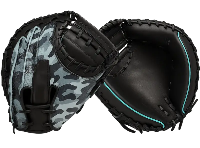 Wilson A2000 Fall 2025 baseball catcher's mitt with Pro Stock leather and dual welting for serious high school and travel ball catchers.