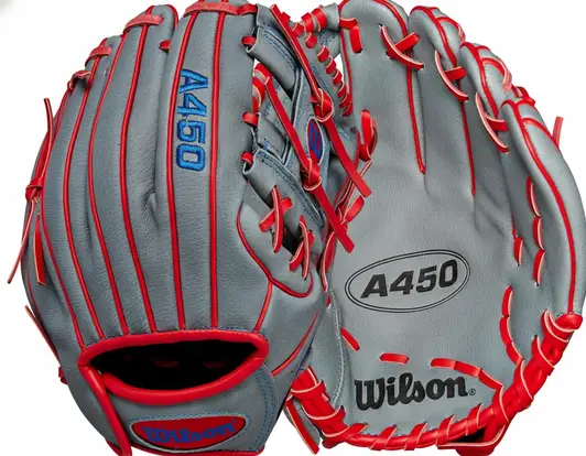 Wilson A450 baseball glove offering flexibility and durability for youth athletes
