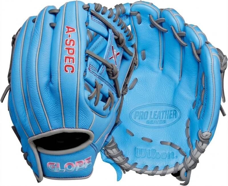 Wilson A500 11 Inch Infield Youth Baseball Glove with synthetic construction delivering fast break-in closing ease and Wilson brand quality for developing youth infield players.