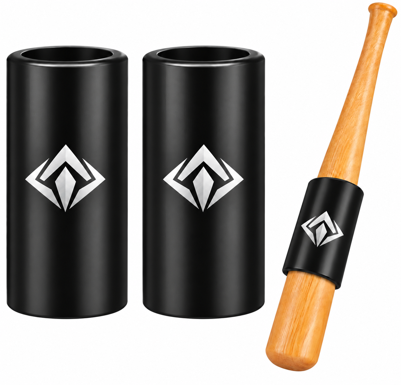 Bat weight sleeves by WinnerWhy, a 24 oz 2 pack in black.