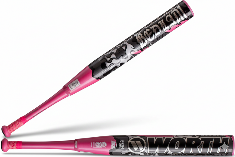 Worth 2025 Bedlam 13.5" Balanced 2-Piece USSSA slowpitch softball bat delivering bat speed and barrel control for competitive USSSA contact hitters whose game demands all-field performance.