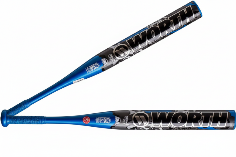 Worth Bedlam slowpitch softball bat with XL end load and composite barrel built for aggressive power swings