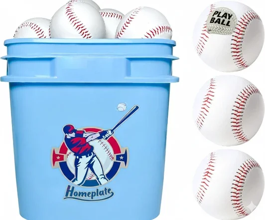 Youth 12U Soft Leather Baseballs 24 Count Practice and Game Balls with forgiving soft leather construction for 12U and younger players making early baseball experiences physically manageable and developmentally appropriate.