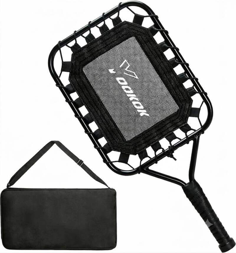 Yookok Baseball Fungo Racket Softball Trainer shown displaying its lightweight training frame.