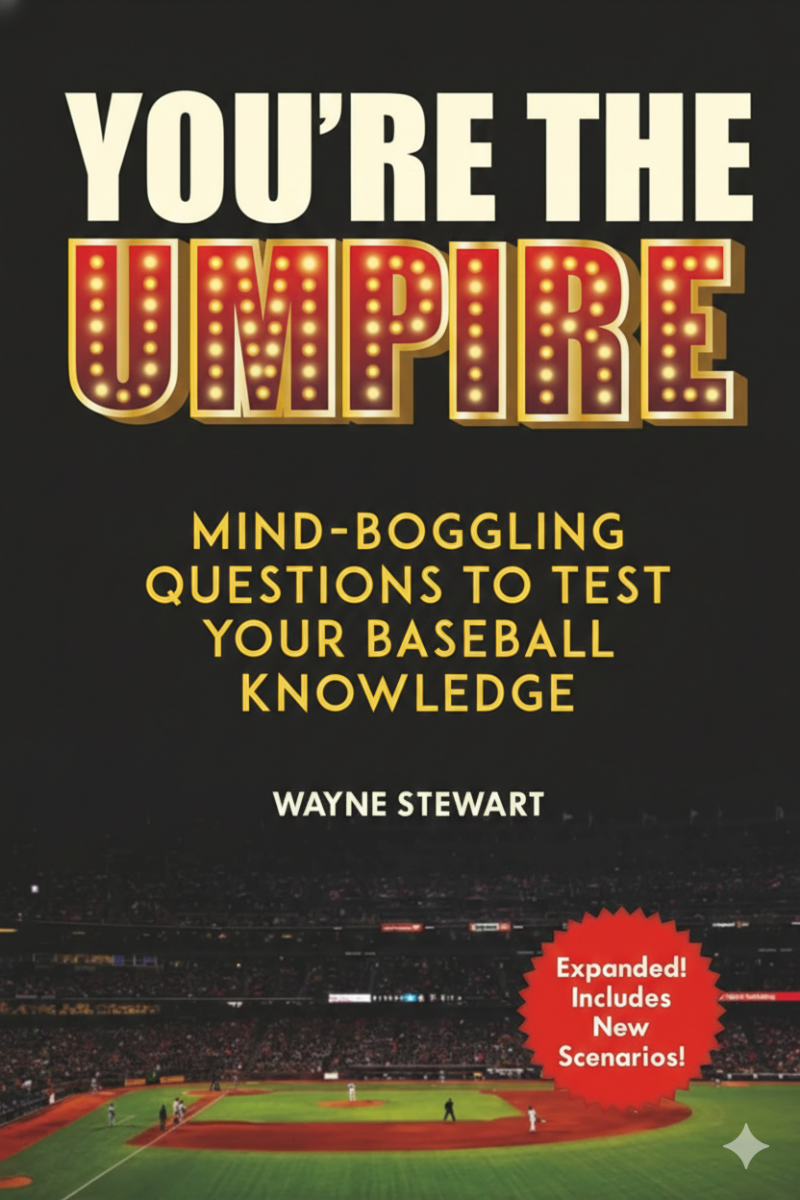 You're the Umpire: Mind-Boggling Questions to Test Your Baseball Knowledge – Challenging baseball trivia book for fans and umpires.