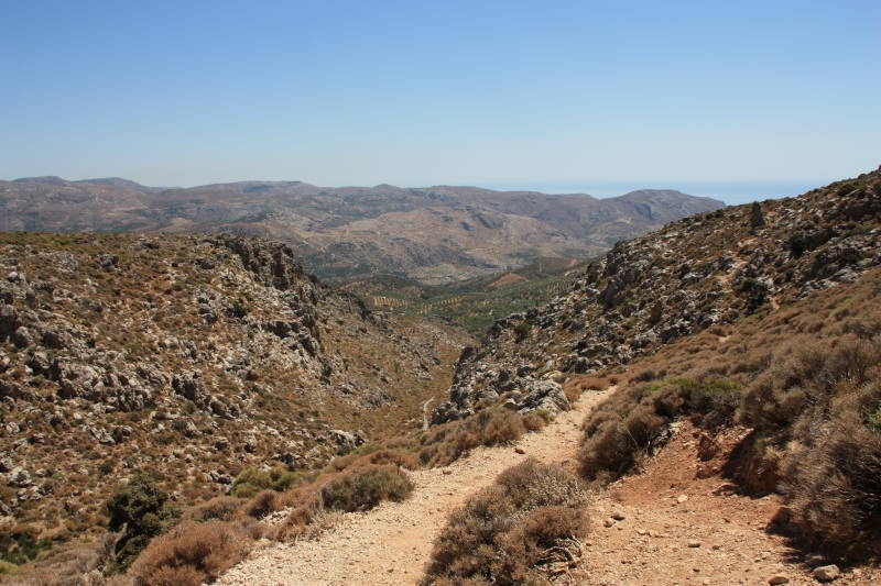 Uitzicht Pefki Kreta Griekenland