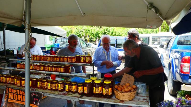 Markt, Kreta, Griekenland