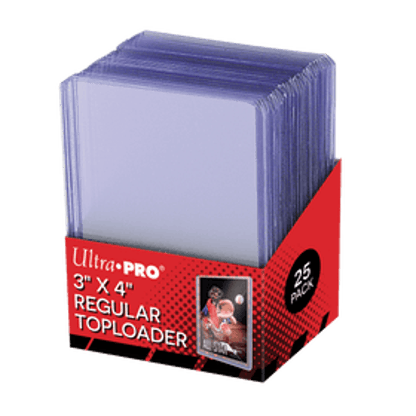 Toploader 3inch by 4inch, Regular "Super Clear" Top Loader, 25pcs