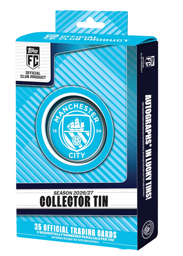 Topps Manchester City Collector Tin