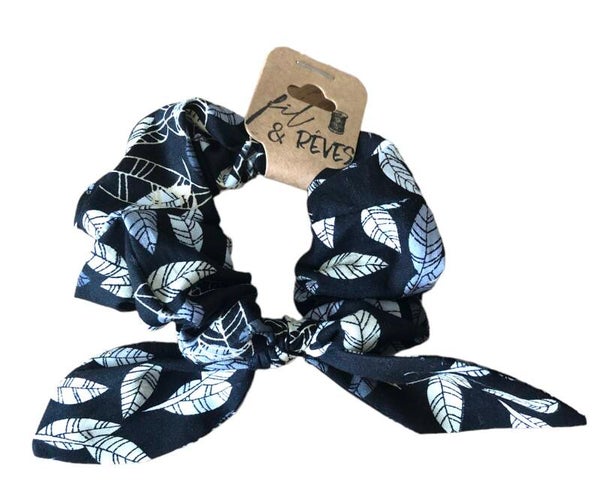 Foulchie tons noir/beige