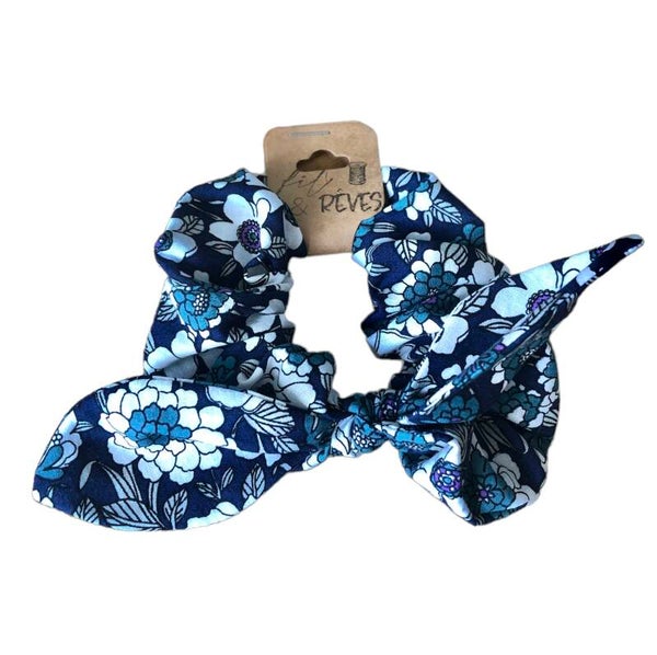 Foulchie tons bleu pétrole