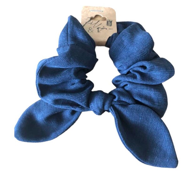 Foulchie doux bleu marine