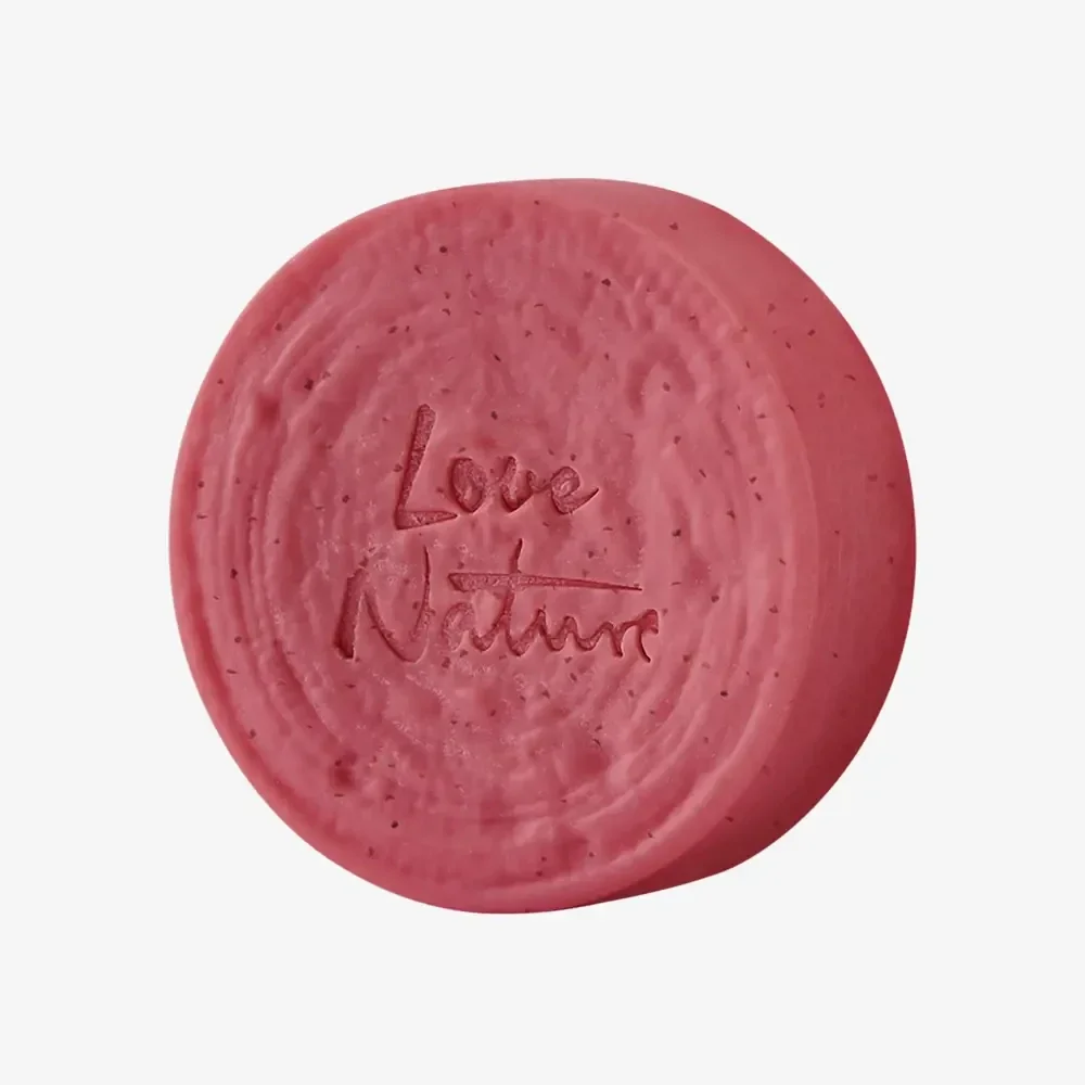 Love Nature Energising Exfoliating Soap Bar with Organic Mint & Raspberry
