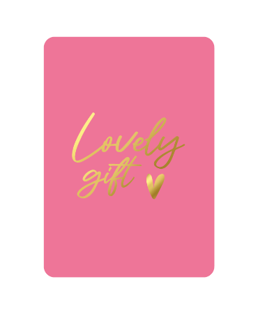 Ansichtkaart lovely gift
