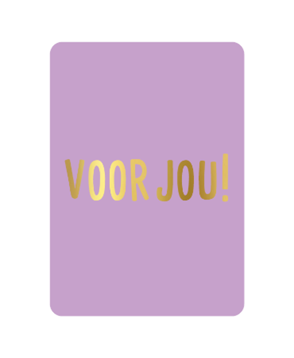 Ansichtkaart voor jou