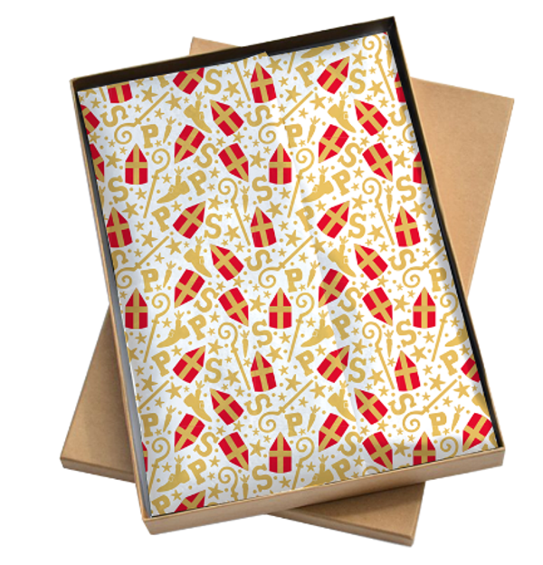 vloeipapier sinterklaas mijter