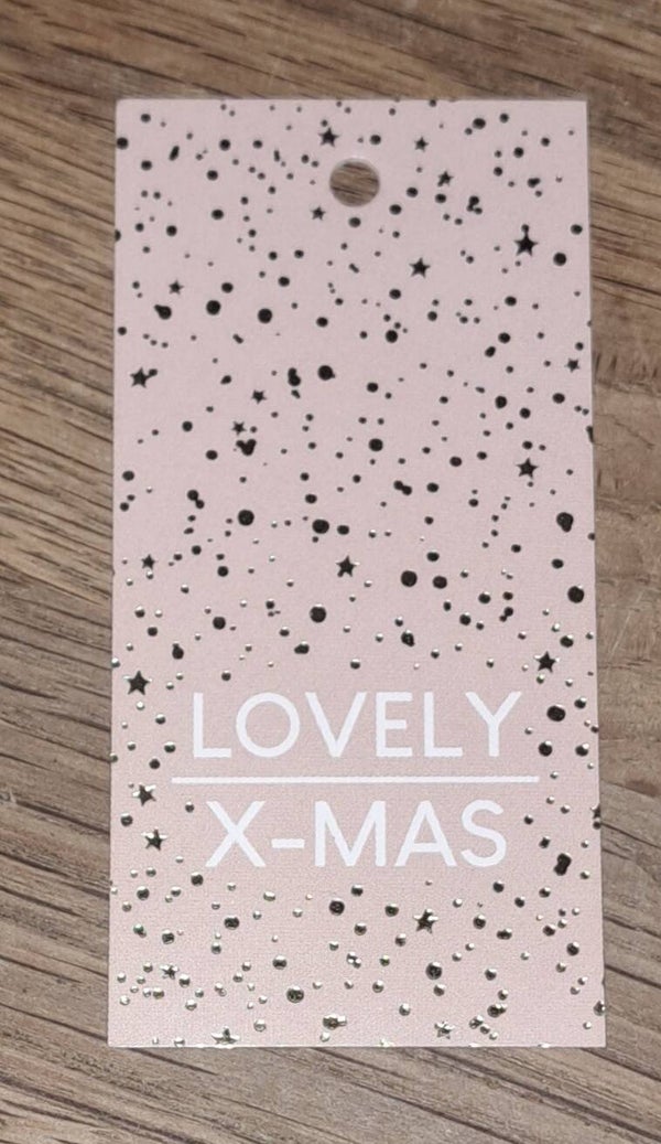 Lovely x-mas cadeaulabel sale