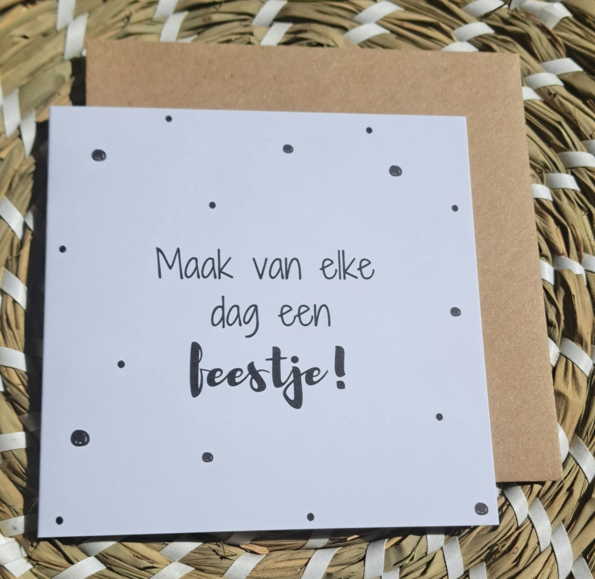 Feestje! - dubbele kaart