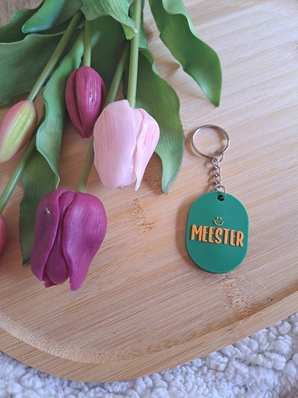 Sleutelhanger meester