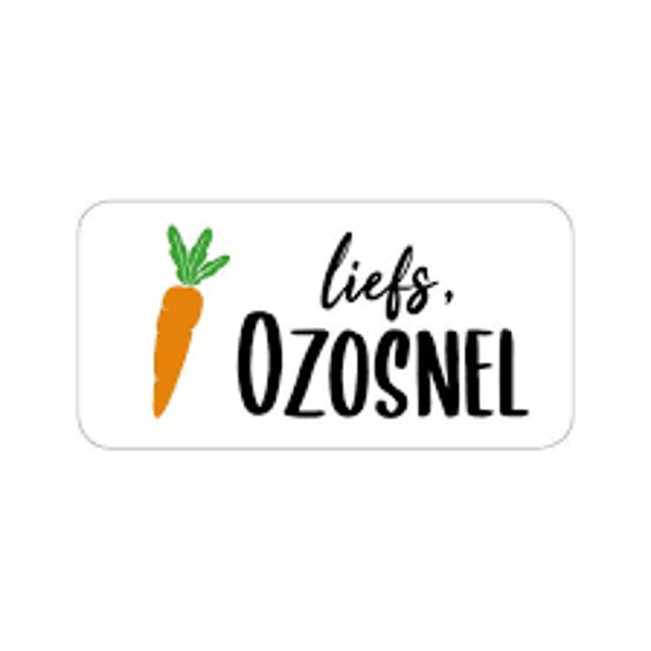 Liefs ozosnel sticker sint sale