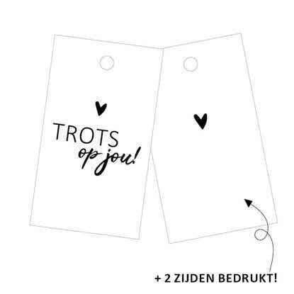 Trots op jou cadeaulabel