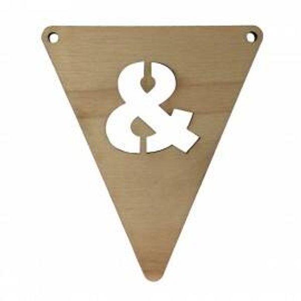 Houten vlag & sale