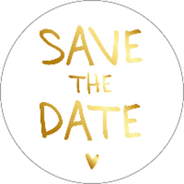 Save the date sticker sale
