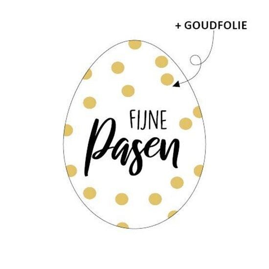 Fijne pasen sticker sale