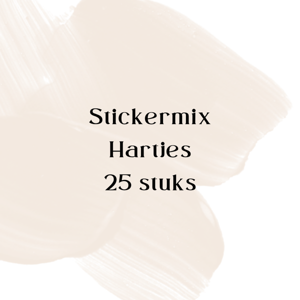 Stickermix hartjes