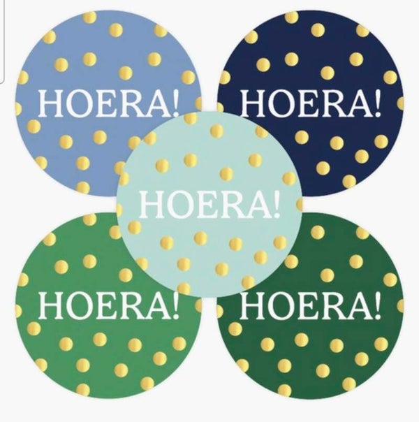 Sticker hoera