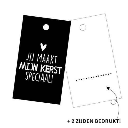 Jij maakt mijn kerst speciaal cadeaulabel