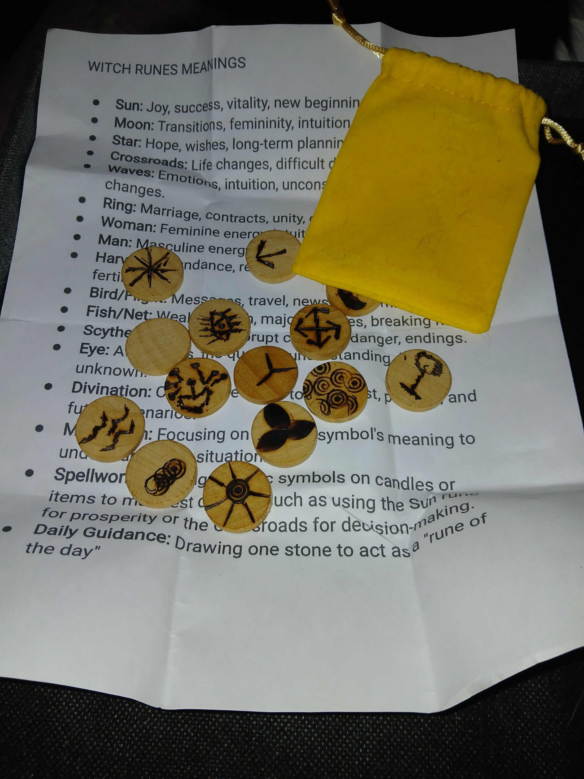 Witch runes