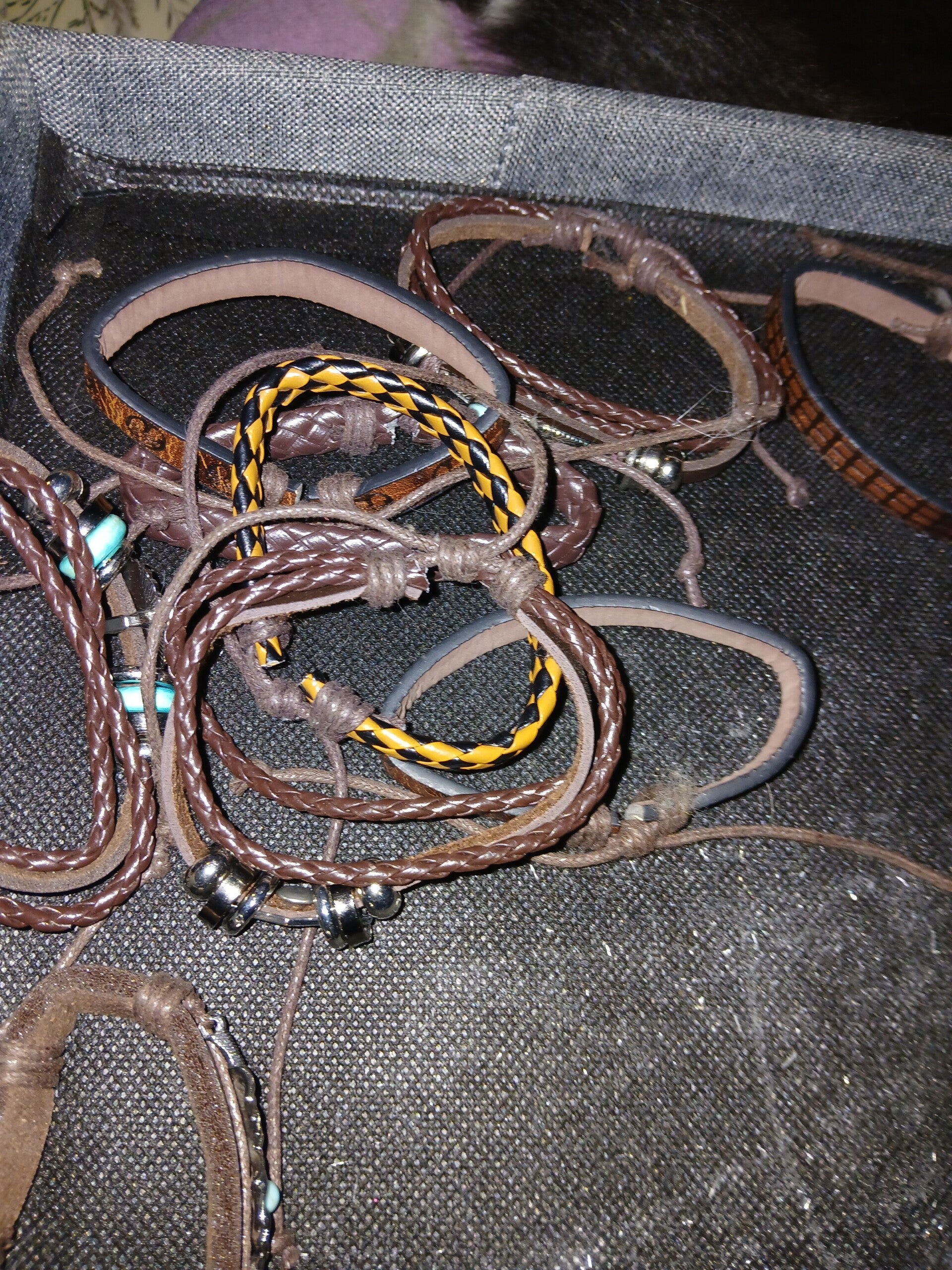 Leather bracelets