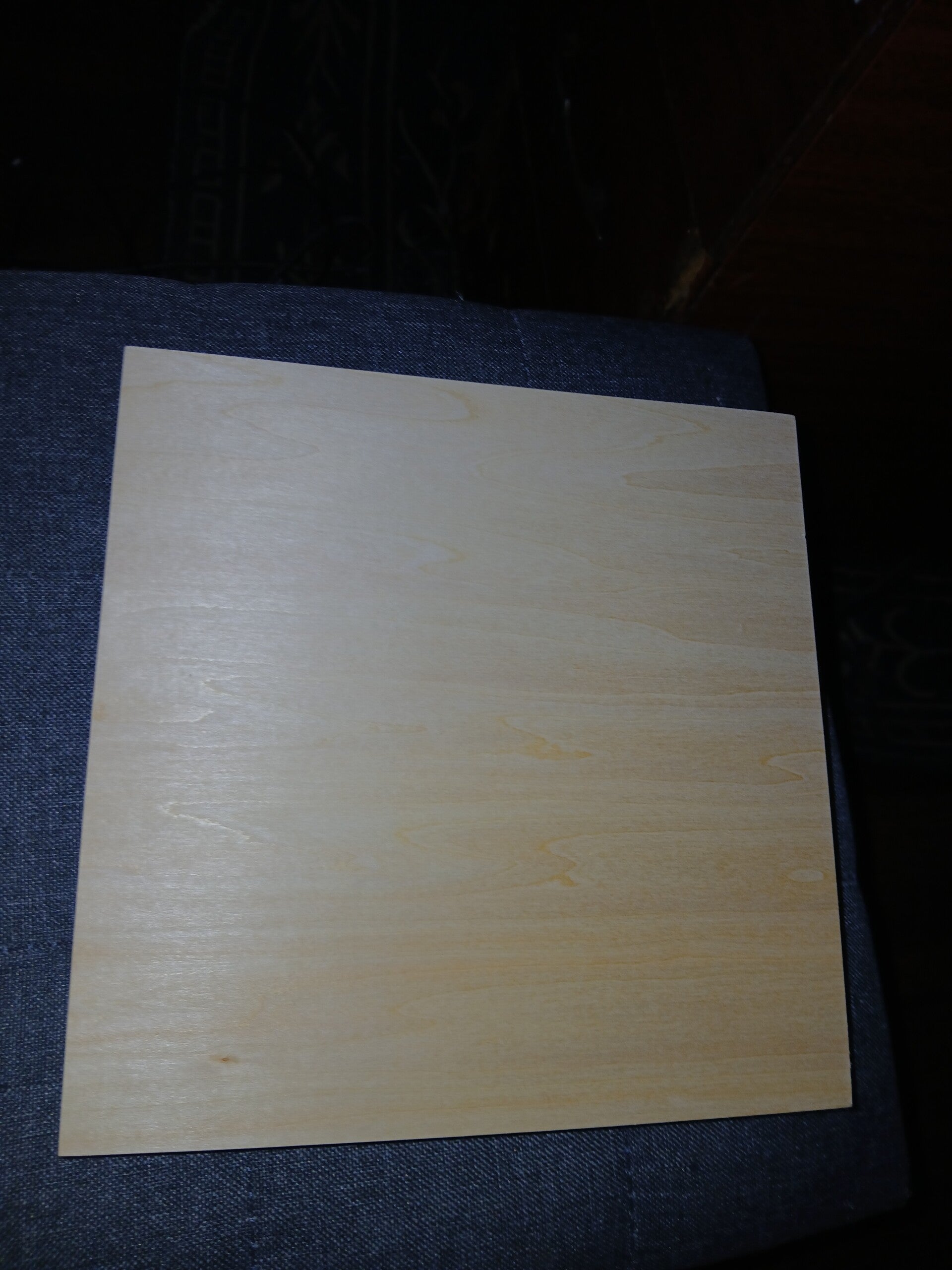Wooden square altar plague