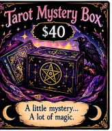Raven Divine Tarot Box Intuitively Filled Box