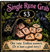 Individual randomly selected Rune