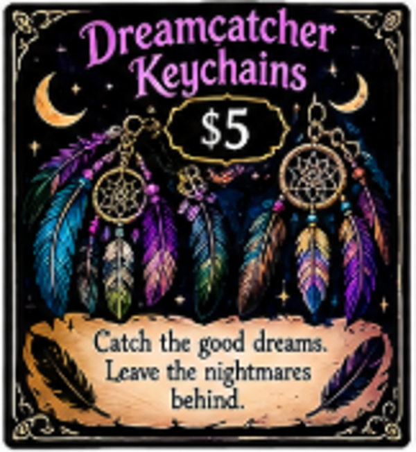 Dreamcatcher Keychains