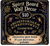 Spirit Board Wall Decor