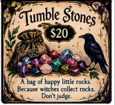 Small Tumble Stone Bag